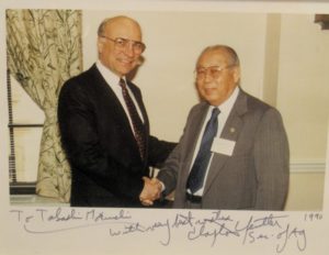 1990 photo with the NJ Secretary of Agriculture