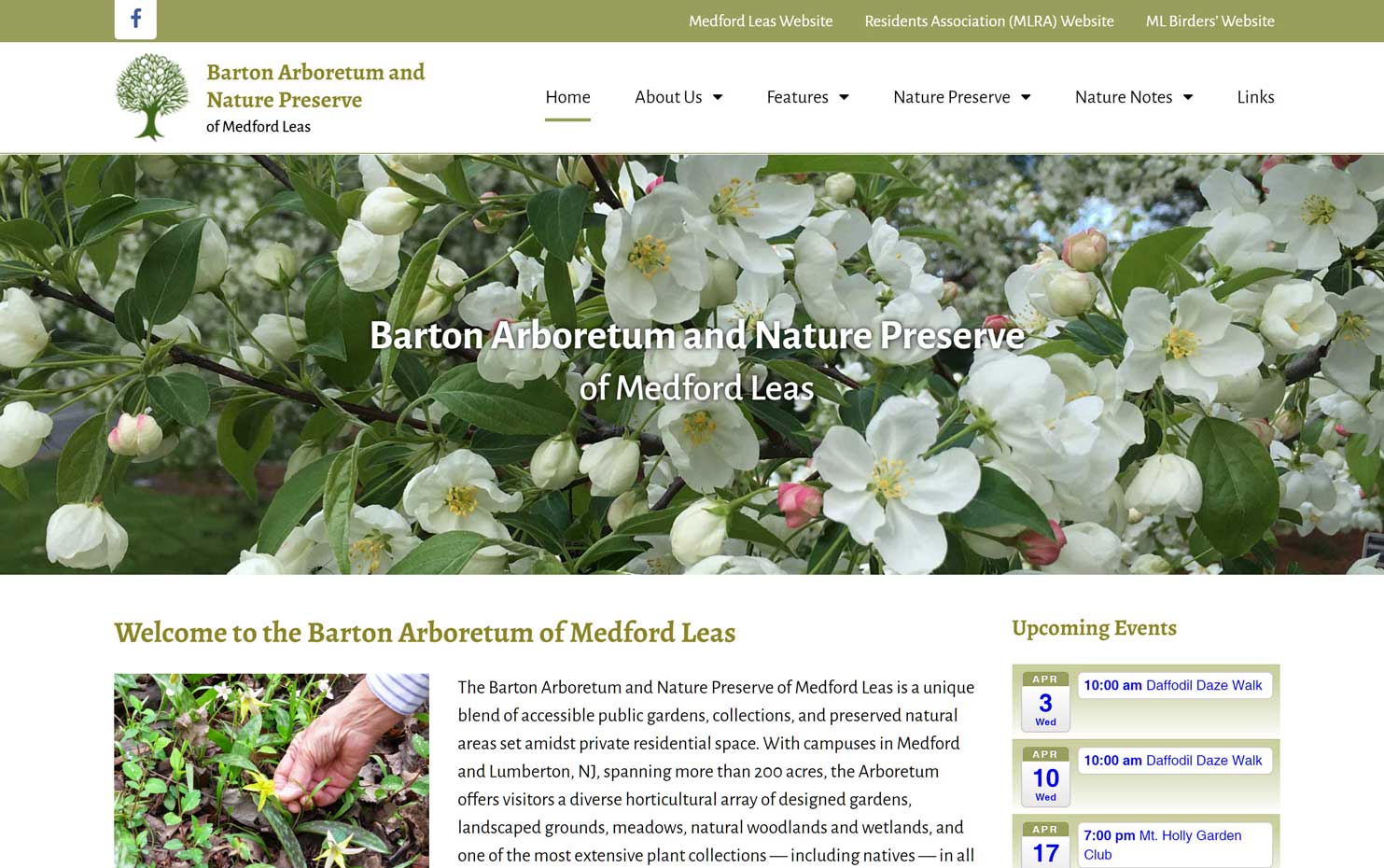 Barton Arboretum website