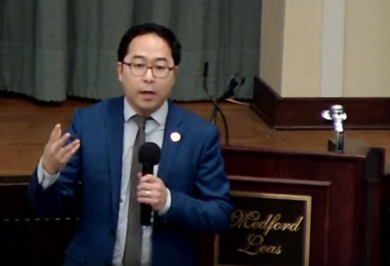 Congressman Andy Kim at Medford Leas Town Hall