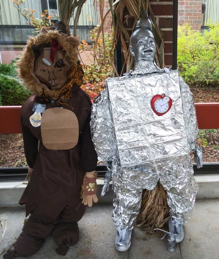 Cowardly Lion and Tin Man