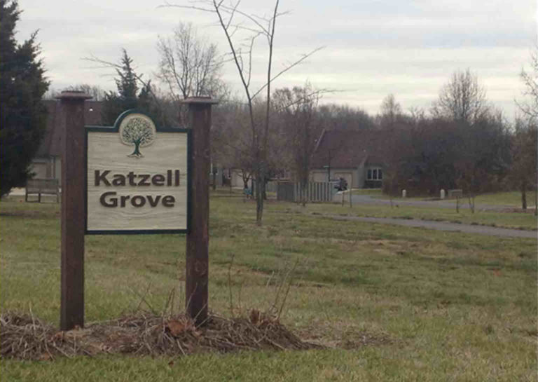 Katzell Grove Sign