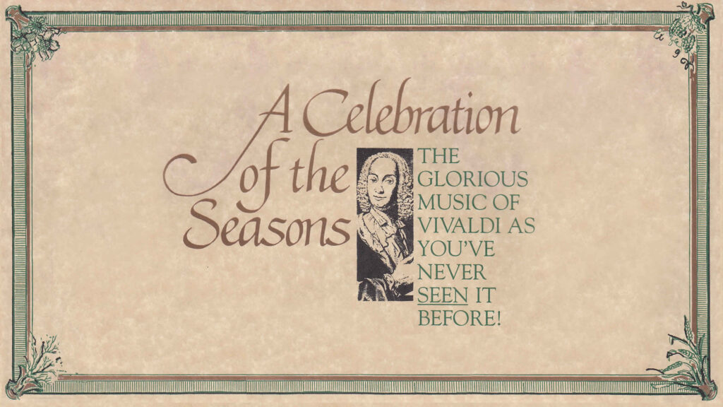 Vivaldi's Four Seasons, as you've never seen it