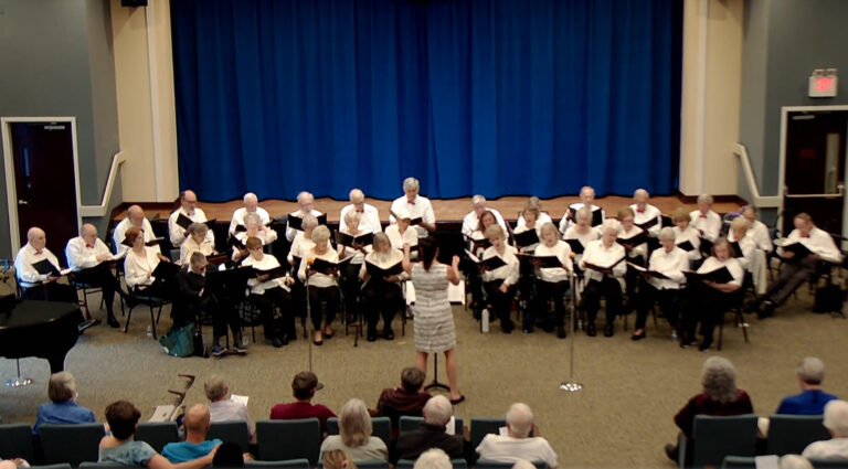 Singers in Fall 2024 concert